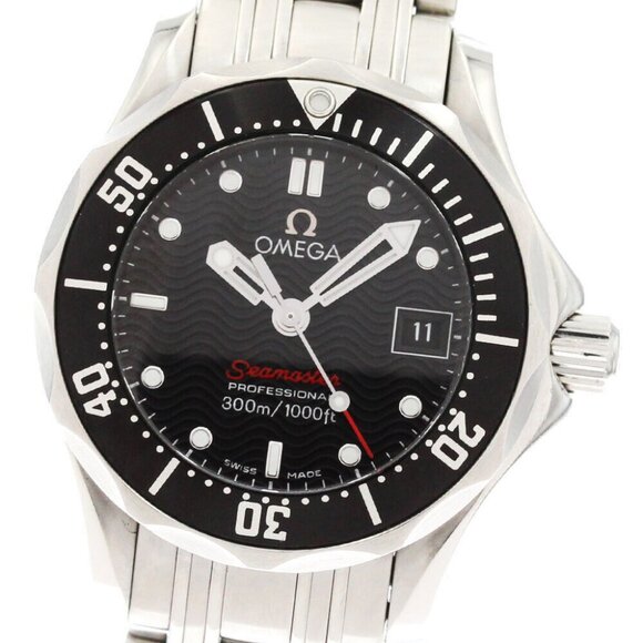 OMEGA Seamaster300 212.30.28.61.01.001 Date black Dial Quartz Ladies_869170